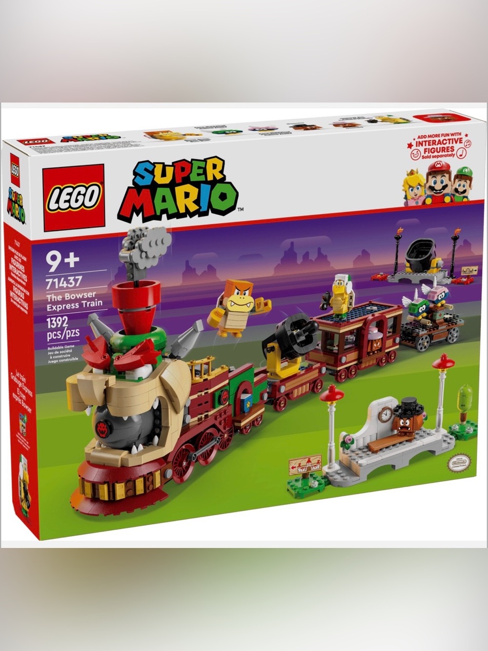 New LEGO Super Mario 71437 The Bowser Express Train Factory Sealed Box
